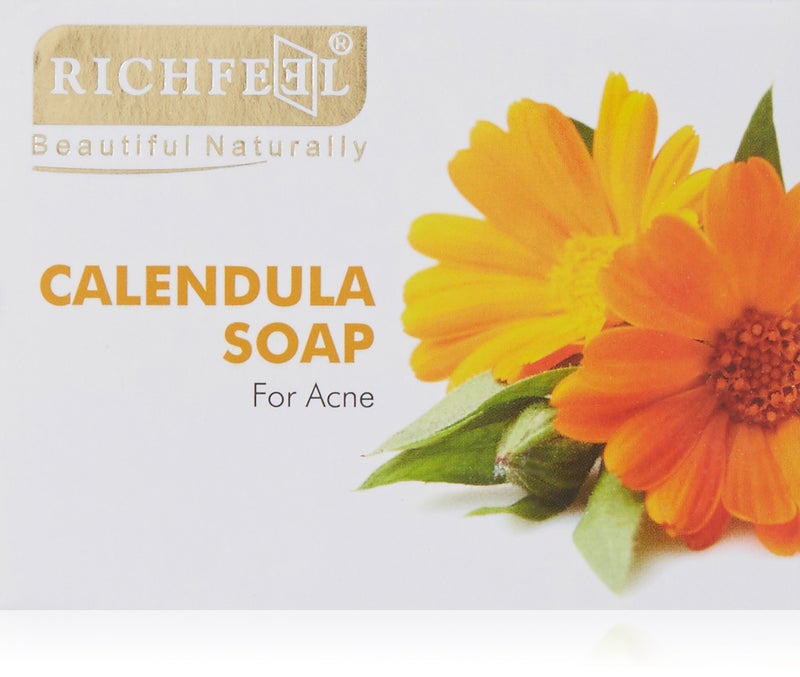 Richfeel Calendula Soap For Acne, 75g - Image 1